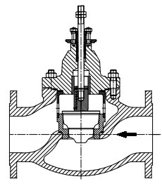 Клапан регулирующий Polna серии Z1A/Z1B с контурным плунжером и опрессованной клеткой